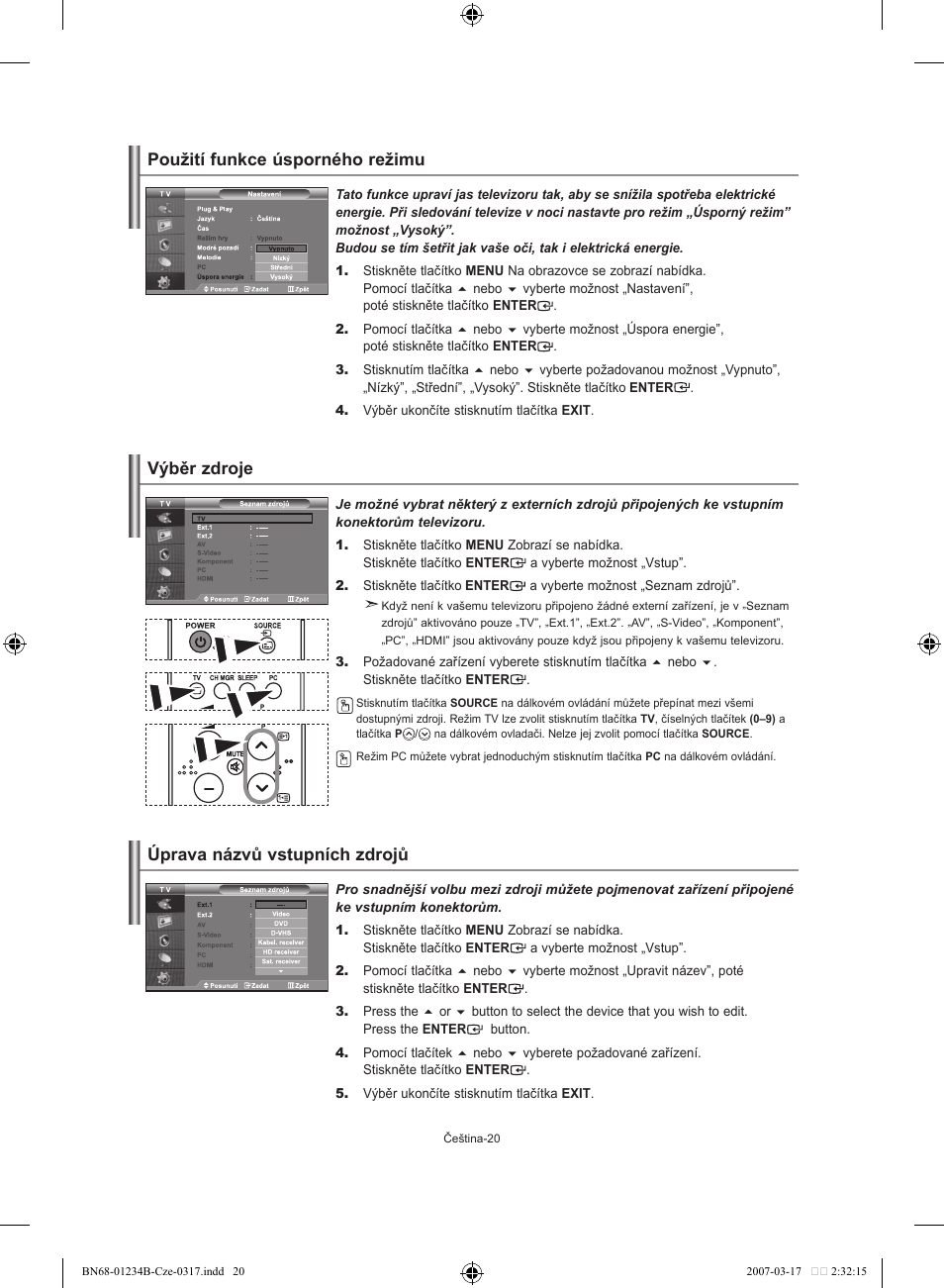 Samsung LE37S62B User Manual | Page 218 / 282