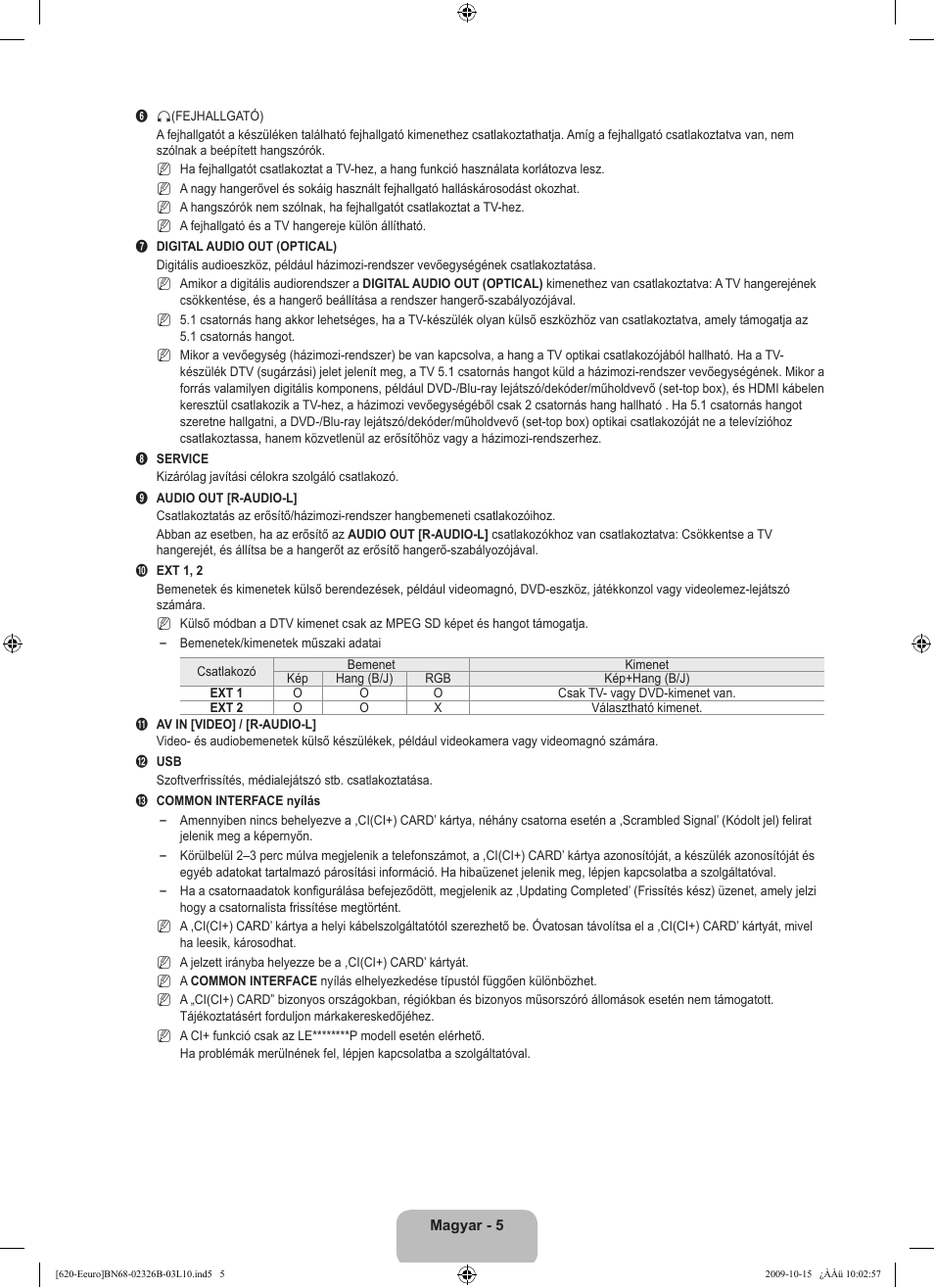 Samsung LE46B620R3W User Manual | Page 69 / 502
