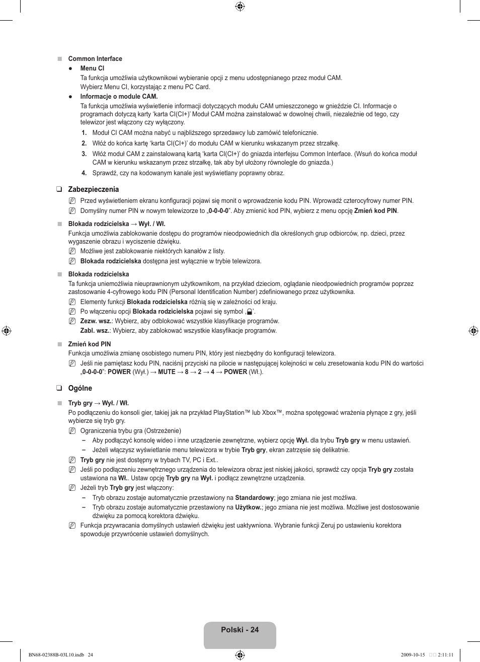 Samsung UE32B6000VW User Manual | Page 144 / 542