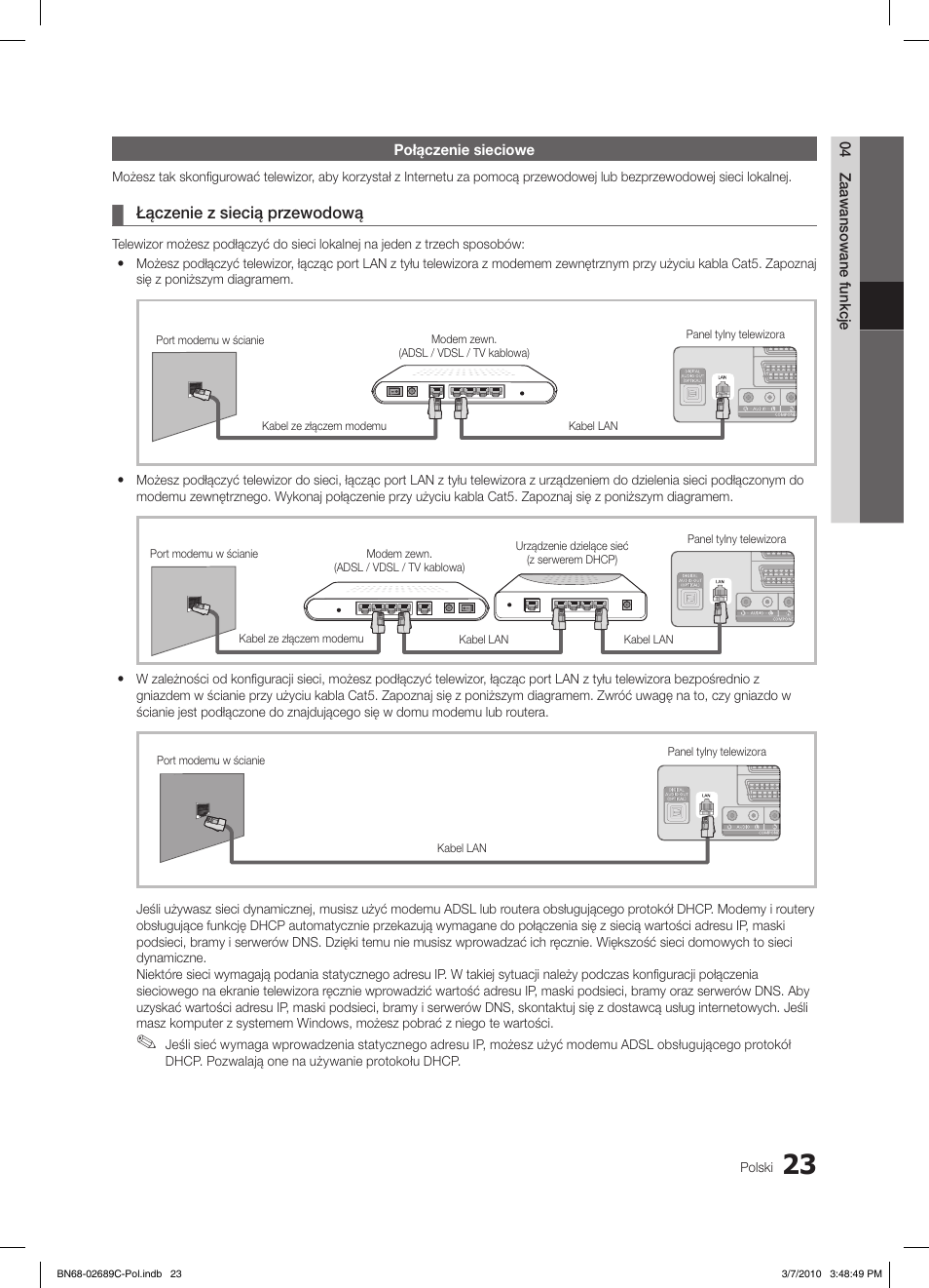 Samsung LE40C630K1W User Manual | Page 121 / 491