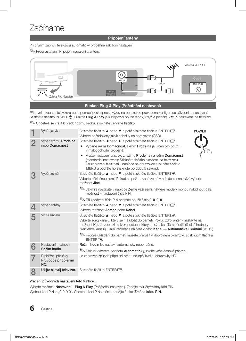 Začínáme | Samsung LE40C630K1W User Manual | Page 300 / 491