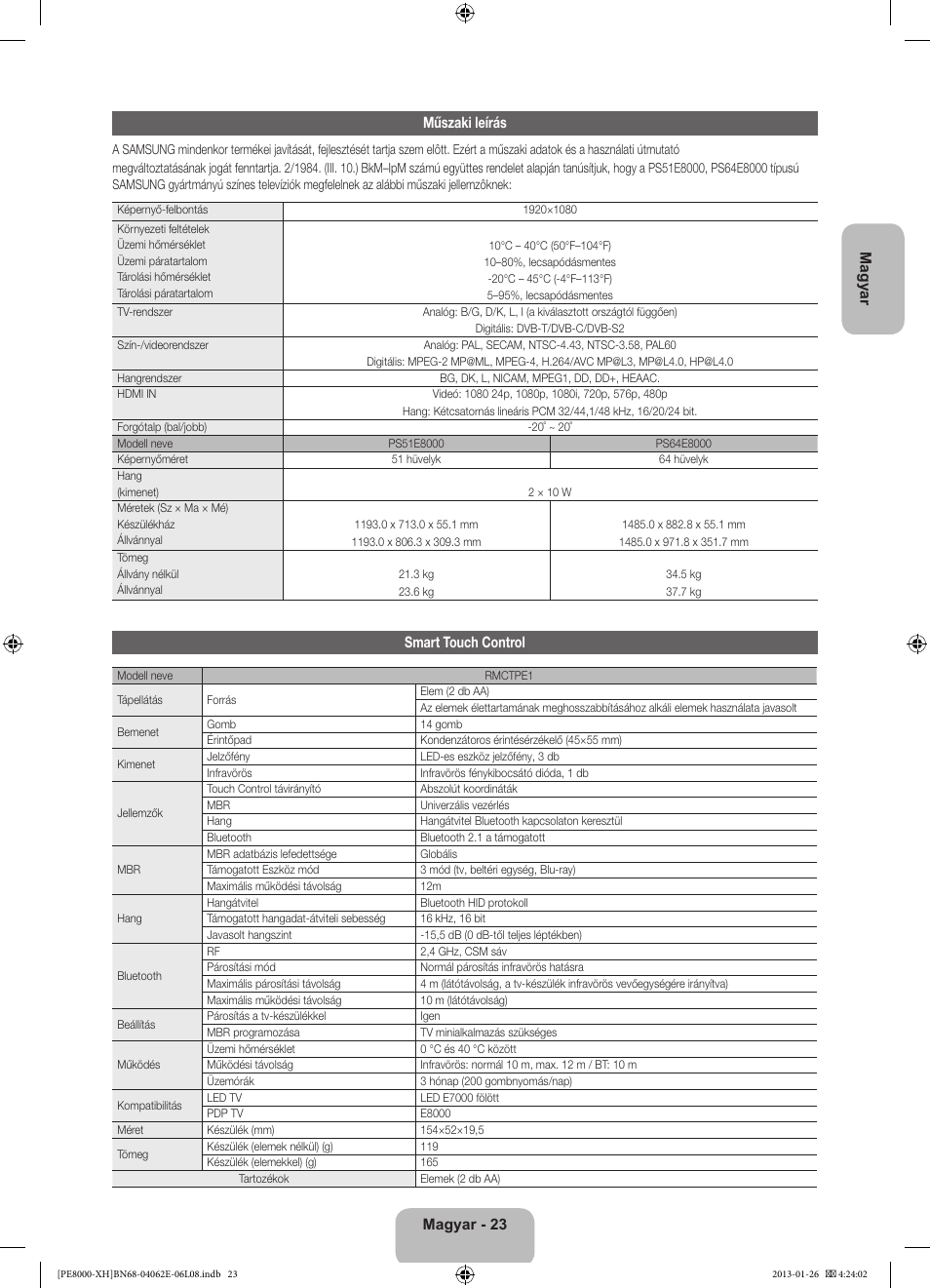 Samsung PS51D8000FS User Manual | Page 46 / 185