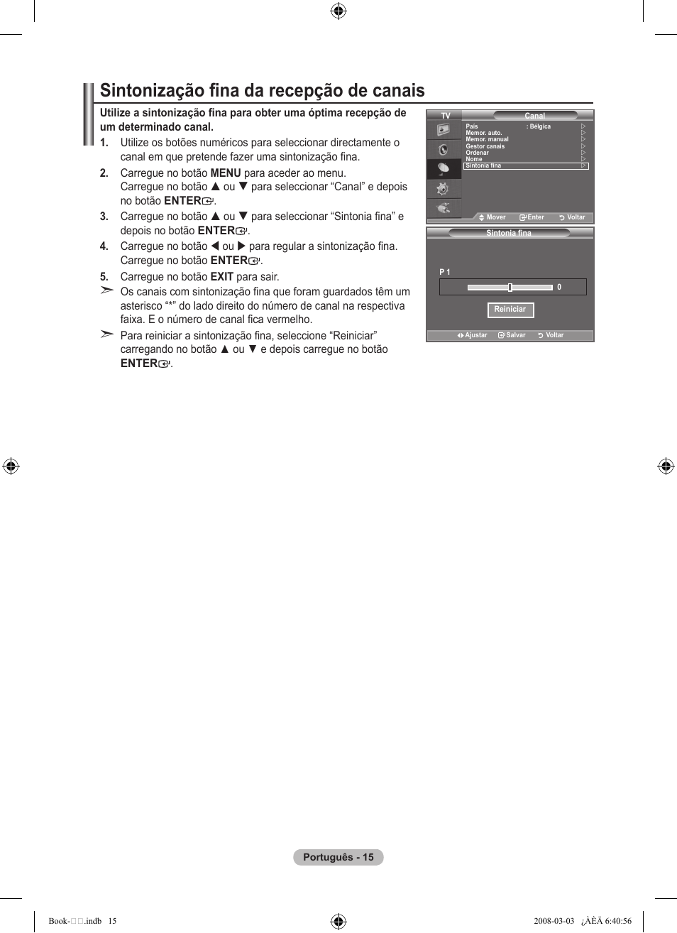Sintonização fina da recepção de canais | Samsung LE32A450C2 User Manual | Page 283 / 533