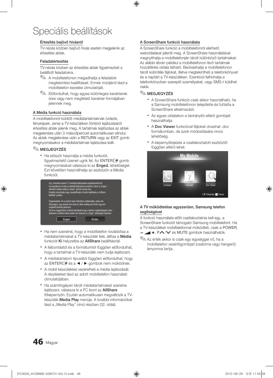 Speciális beállítások | Samsung PS50C6500TW User Manual | Page 101 / 551