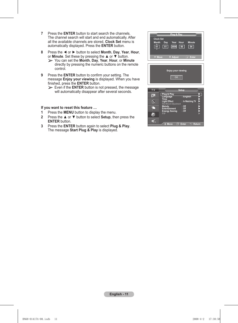 Samsung PS50A451P1 User Manual | Page 11 / 483