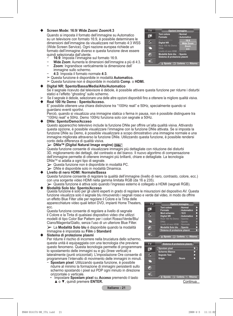 Samsung PS50A451P1 User Manual | Page 182 / 483