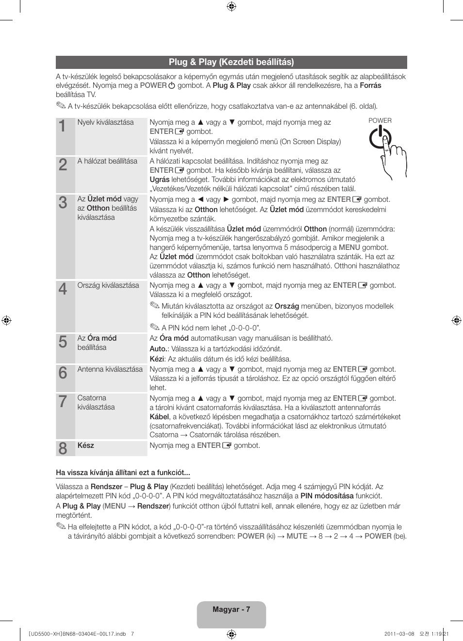 Samsung UE32D5500RW User Manual | Page 27 / 340