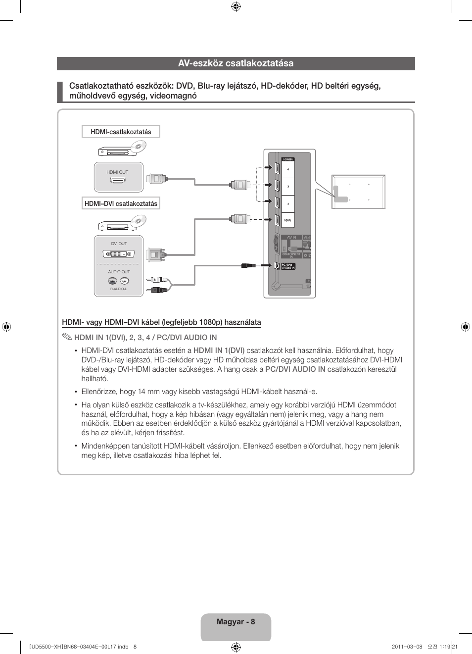 Samsung UE32D5500RW User Manual | Page 28 / 340