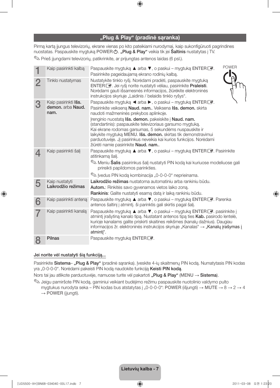 Samsung UE32D5500RW User Manual | Page 287 / 340