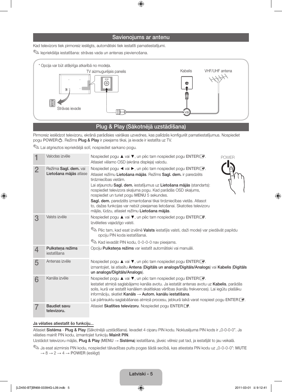 Samsung LE19D450G1W User Manual | Page 69 / 145