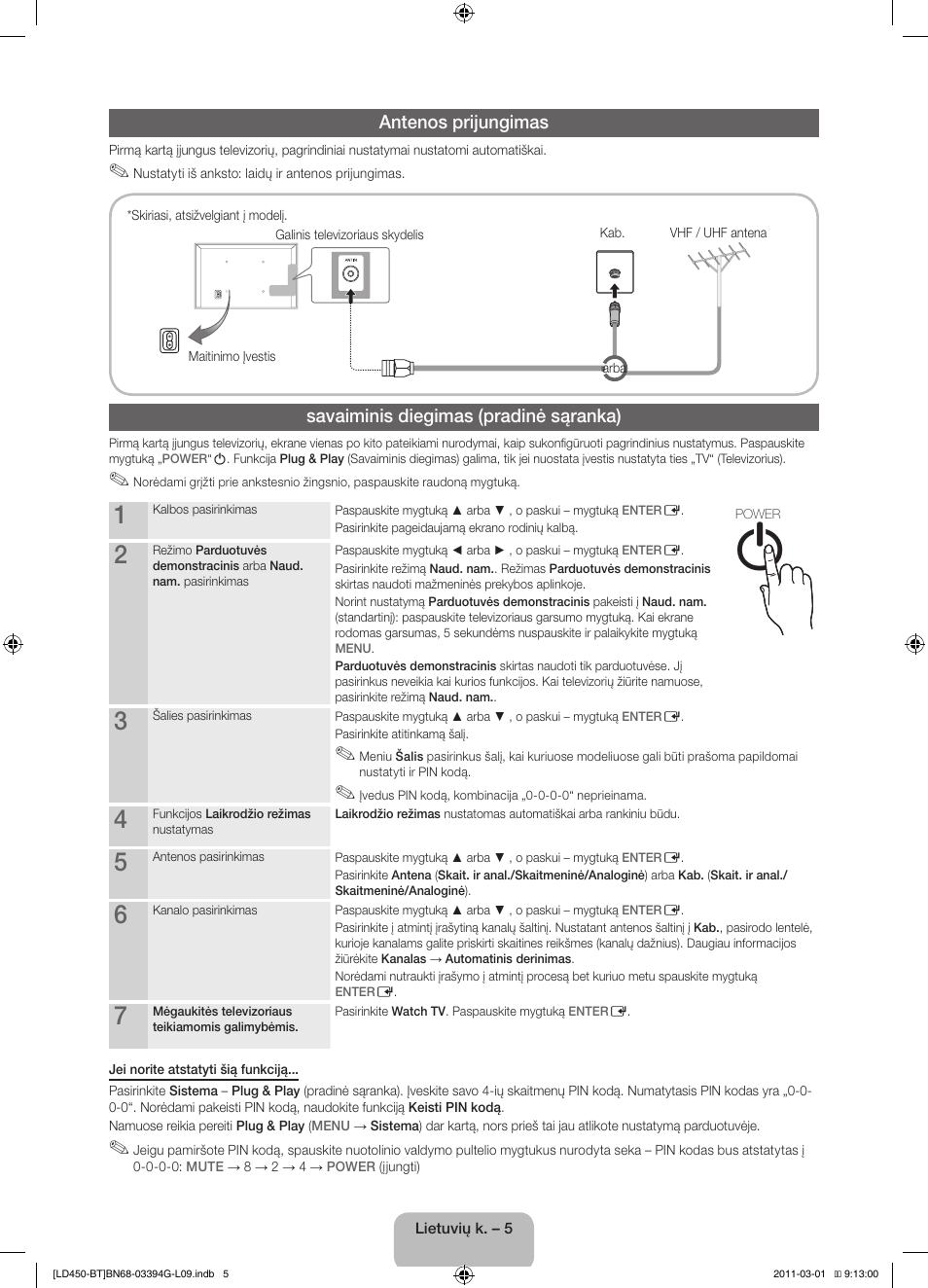 Samsung LE19D450G1W User Manual | Page 85 / 145