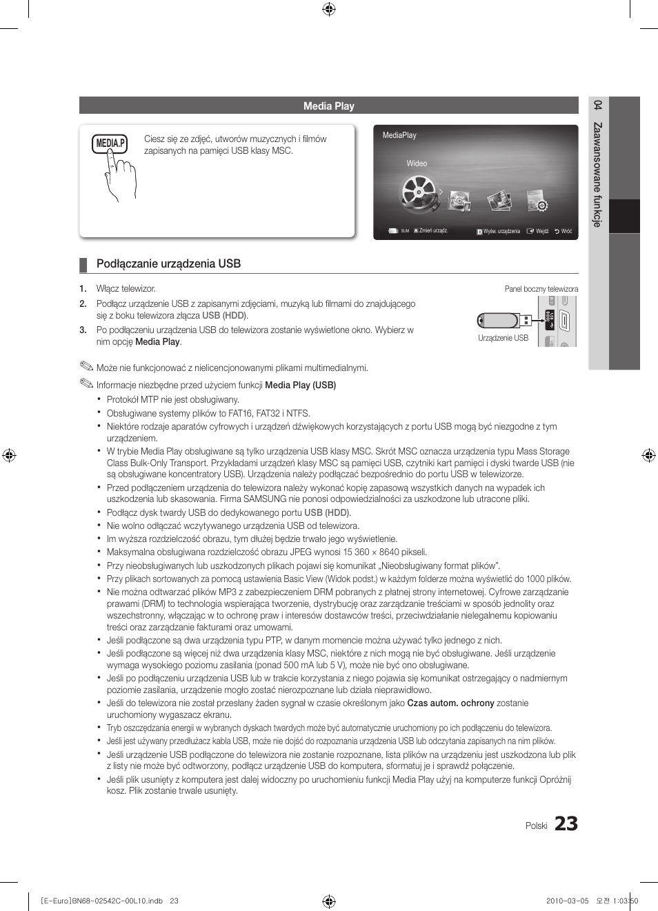Samsung LE32C530F1W User Manual | Page 99 / 381