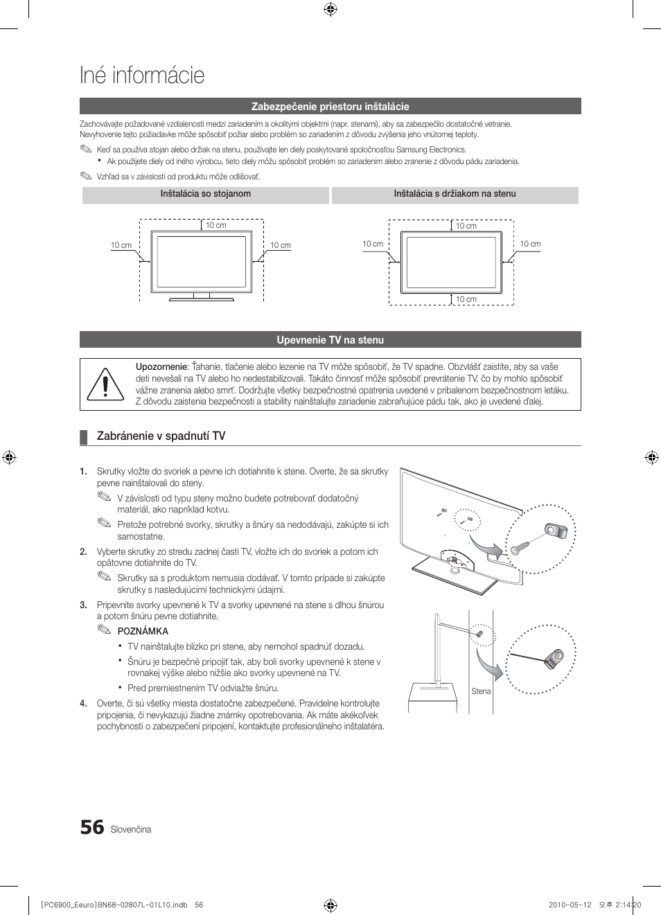 Iné informácie | Samsung PS50C6900YW User Manual | Page 490 / 620