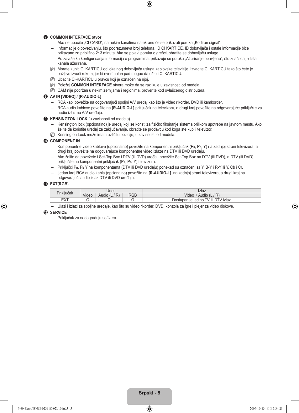 Samsung LE32B460B2W User Manual | Page 295 / 328