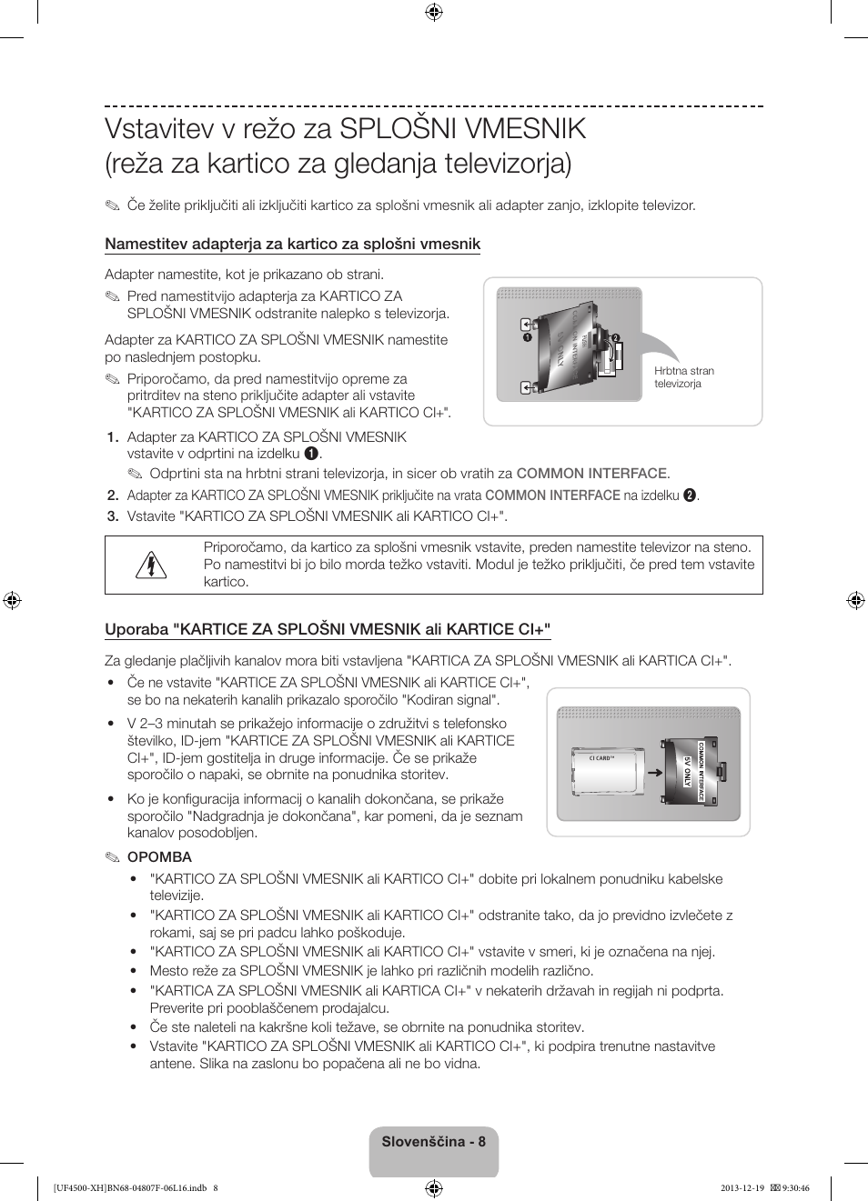 Samsung UE32F4500AW User Manual | Page 224 / 289