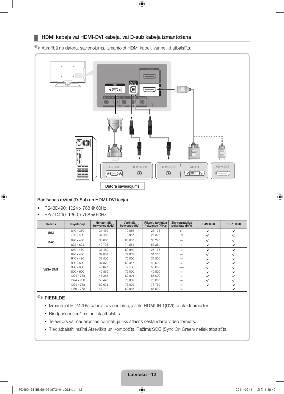 Samsung PS43D490A1W User Manual | Page 86 / 166