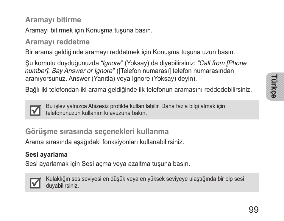 Samsung HM6400 User Manual | Page 101 / 187
