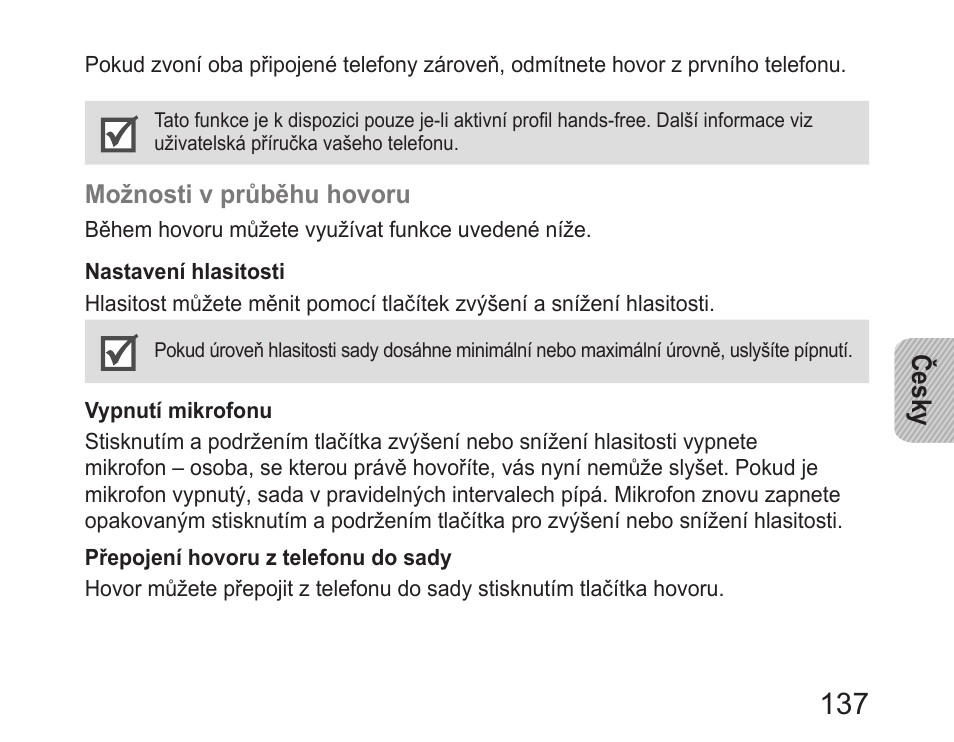 Samsung HM6400 User Manual | Page 139 / 187