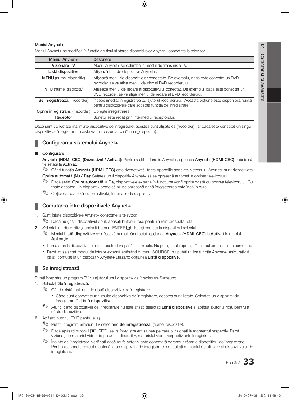 Samsung PS50C490B3W User Manual | Page 369 / 422
