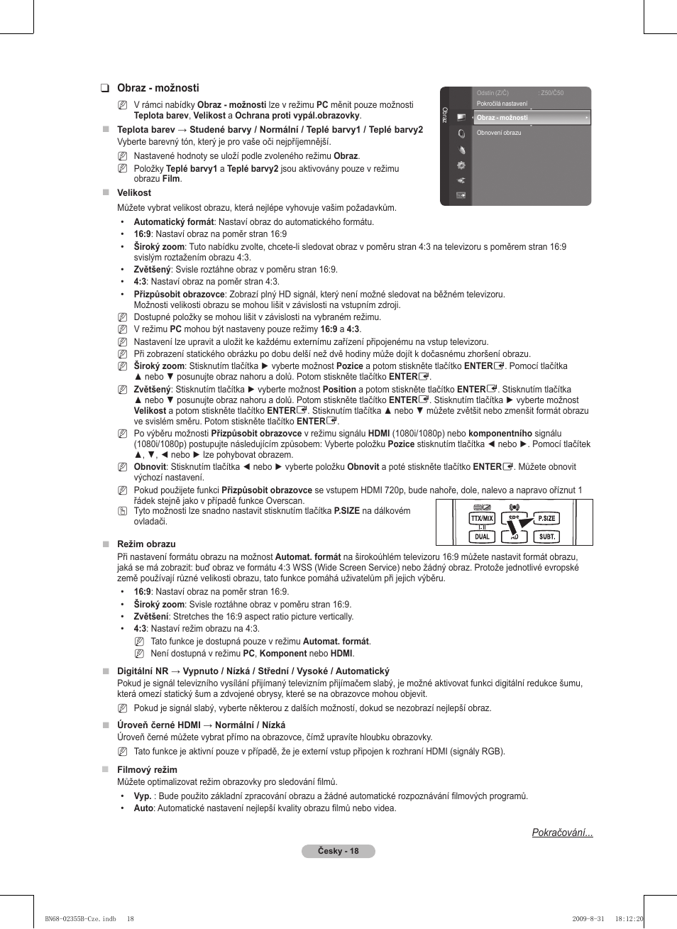 Samsung PS50B530S2W User Manual | Page 208 / 382