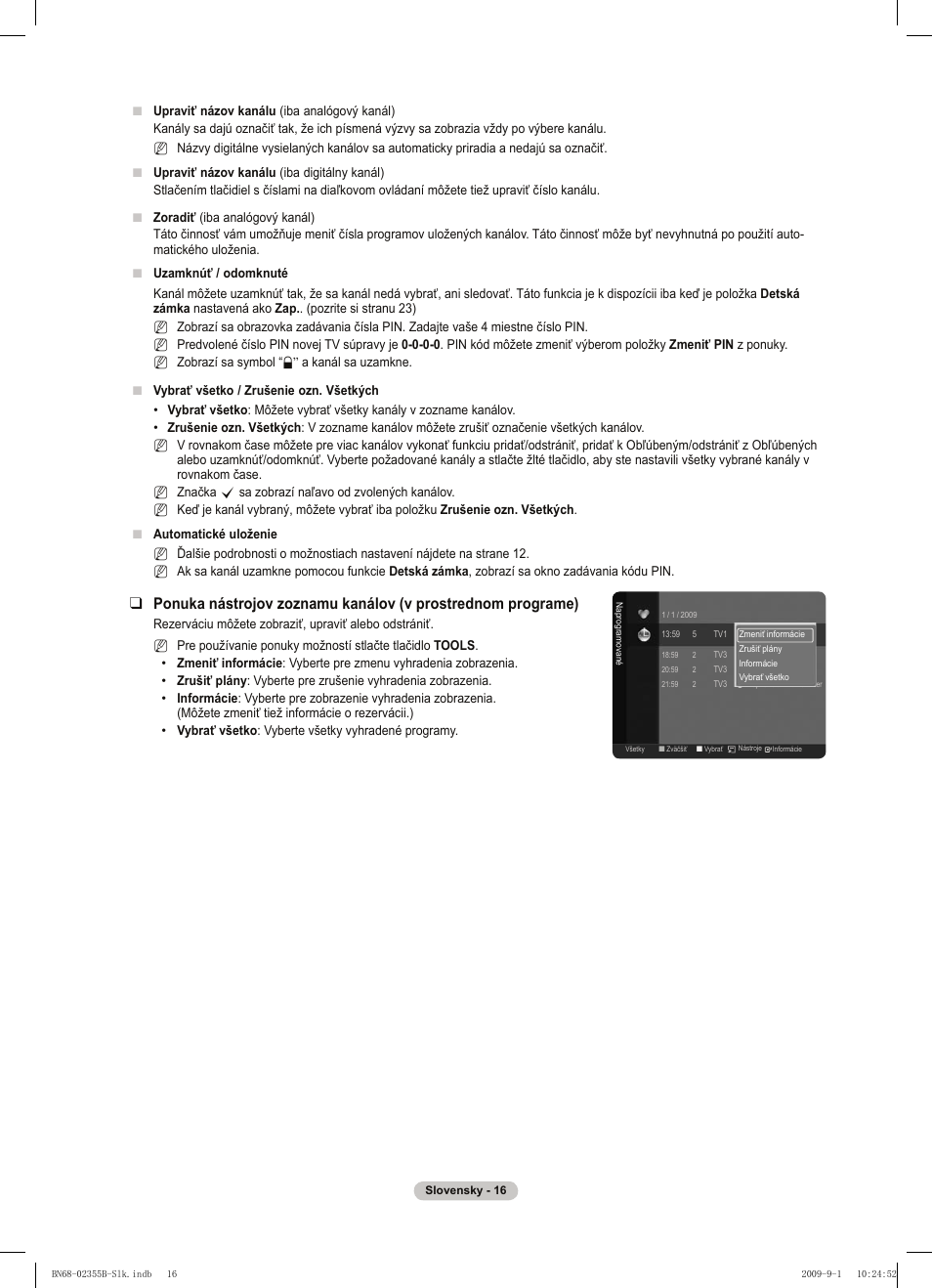 Samsung PS50B530S2W User Manual | Page 244 / 382