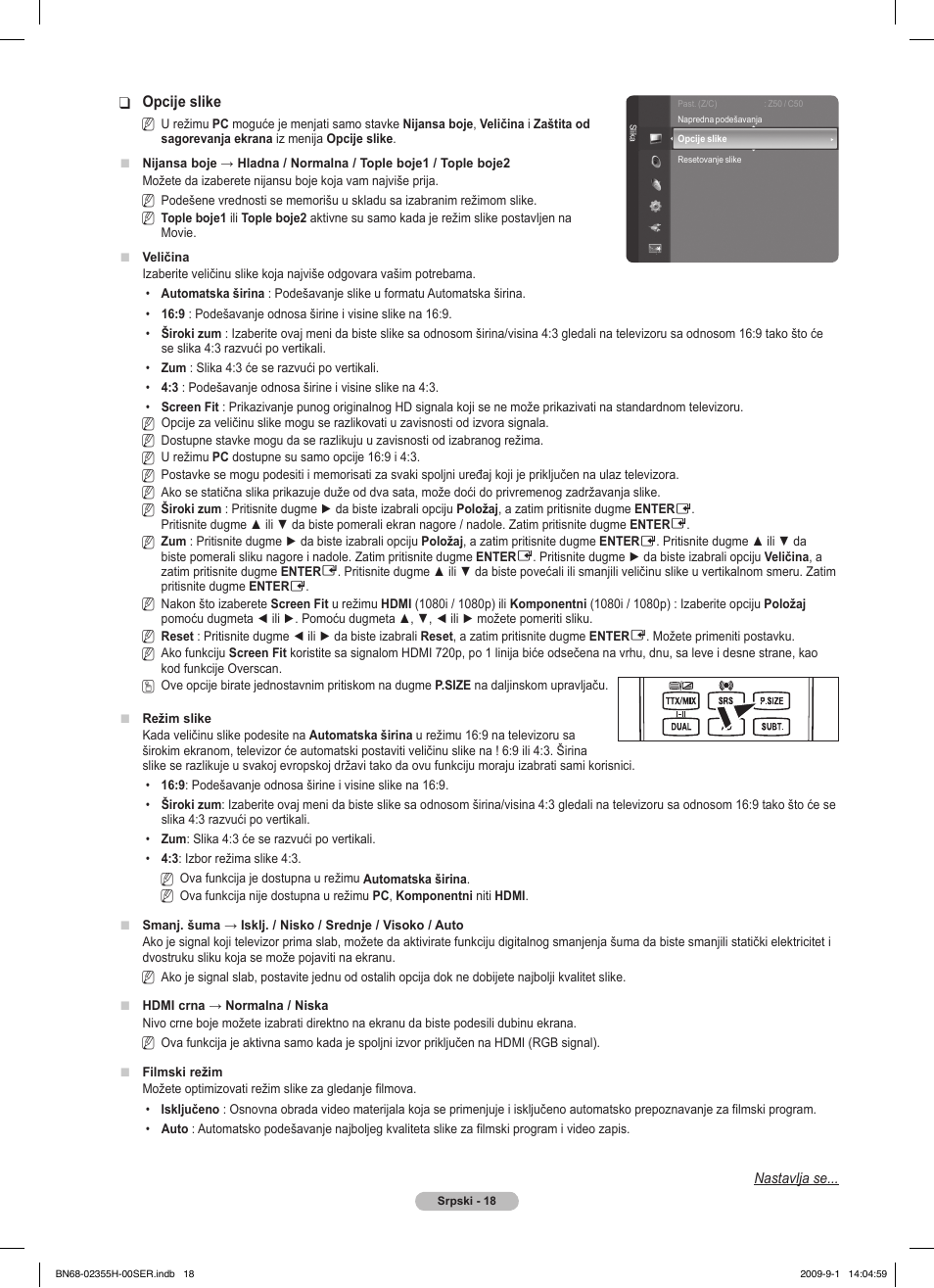 Samsung PS50B530S2W User Manual | Page 322 / 382