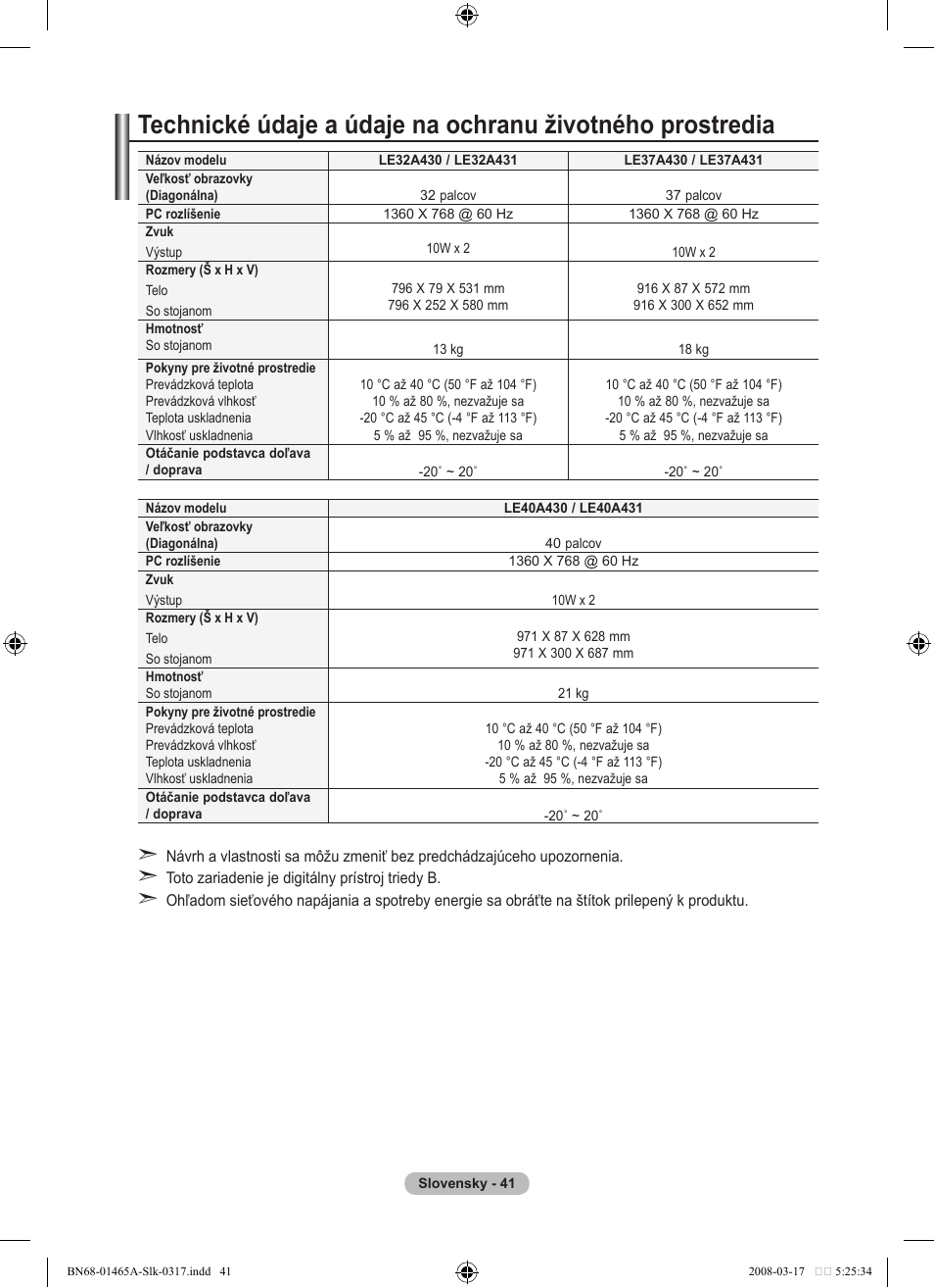 Samsung LE32A431T2 User Manual | Page 465 / 509