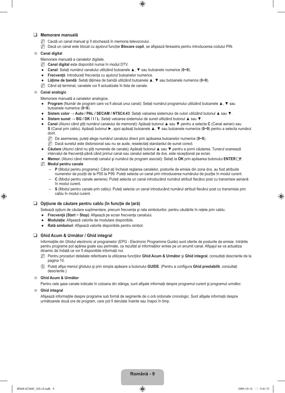 Samsung LE26B450C4W User Manual | Page 265 / 326