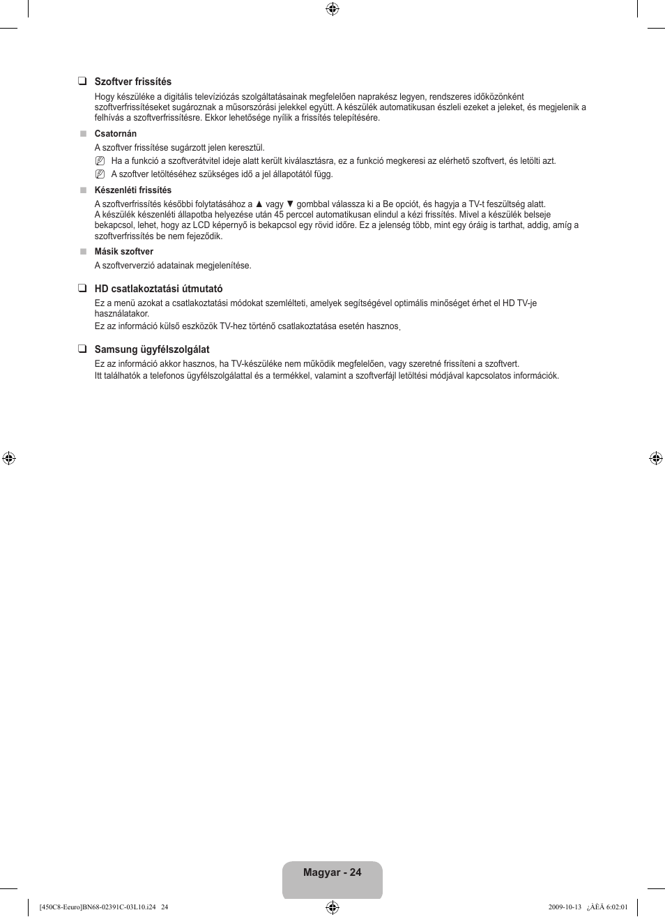 Samsung LE22B450C8W User Manual | Page 60 / 348