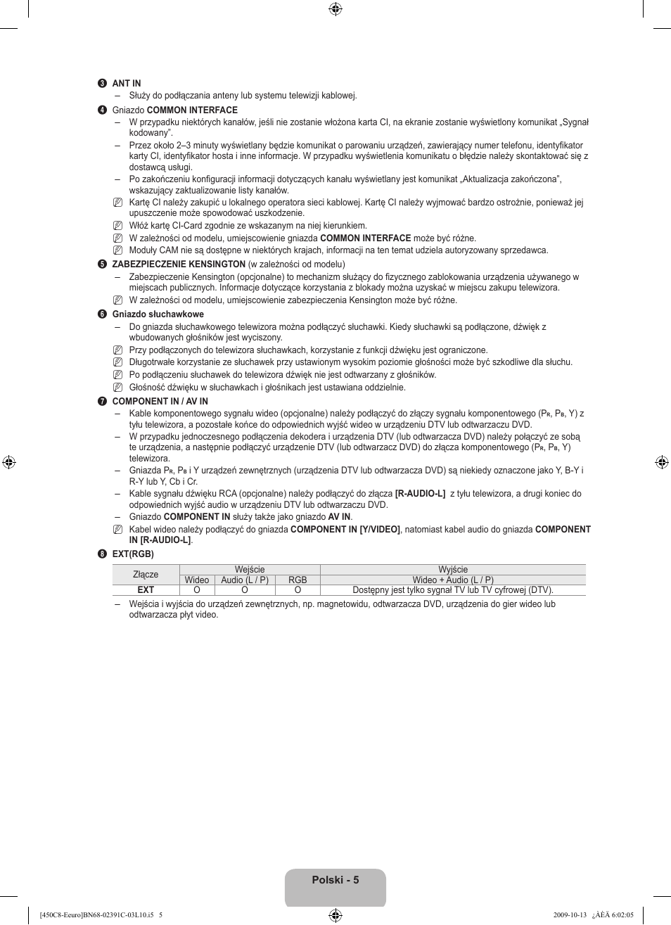 Samsung LE22B450C8W User Manual | Page 75 / 348