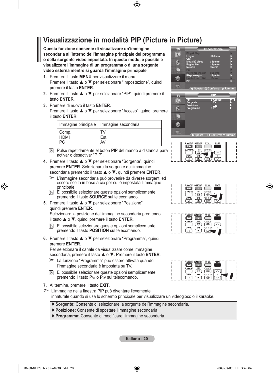 Samsung LE22S81B User Manual | Page 174 / 461