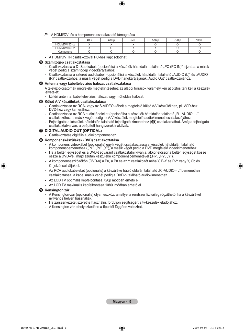 Samsung LE22S81B User Manual | Page 273 / 461