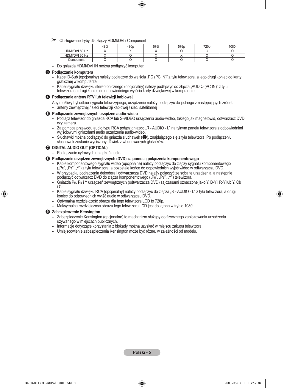 Samsung LE22S81B User Manual | Page 311 / 461