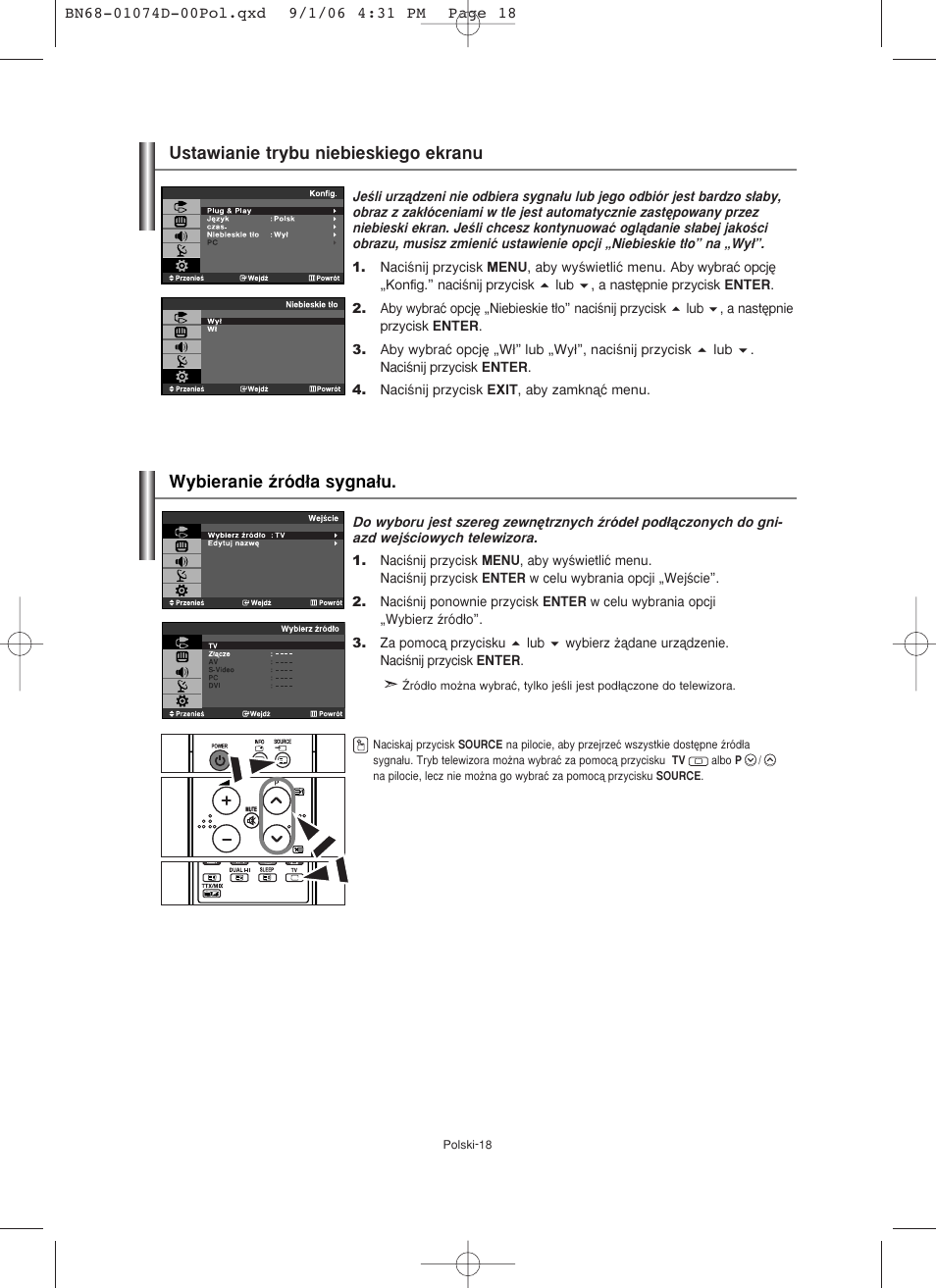 Samsung LE19R71W User Manual | Page 70 / 203