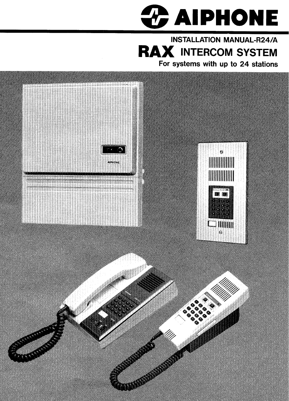 Aiphone RAX R24/A User Manual | 29 pages