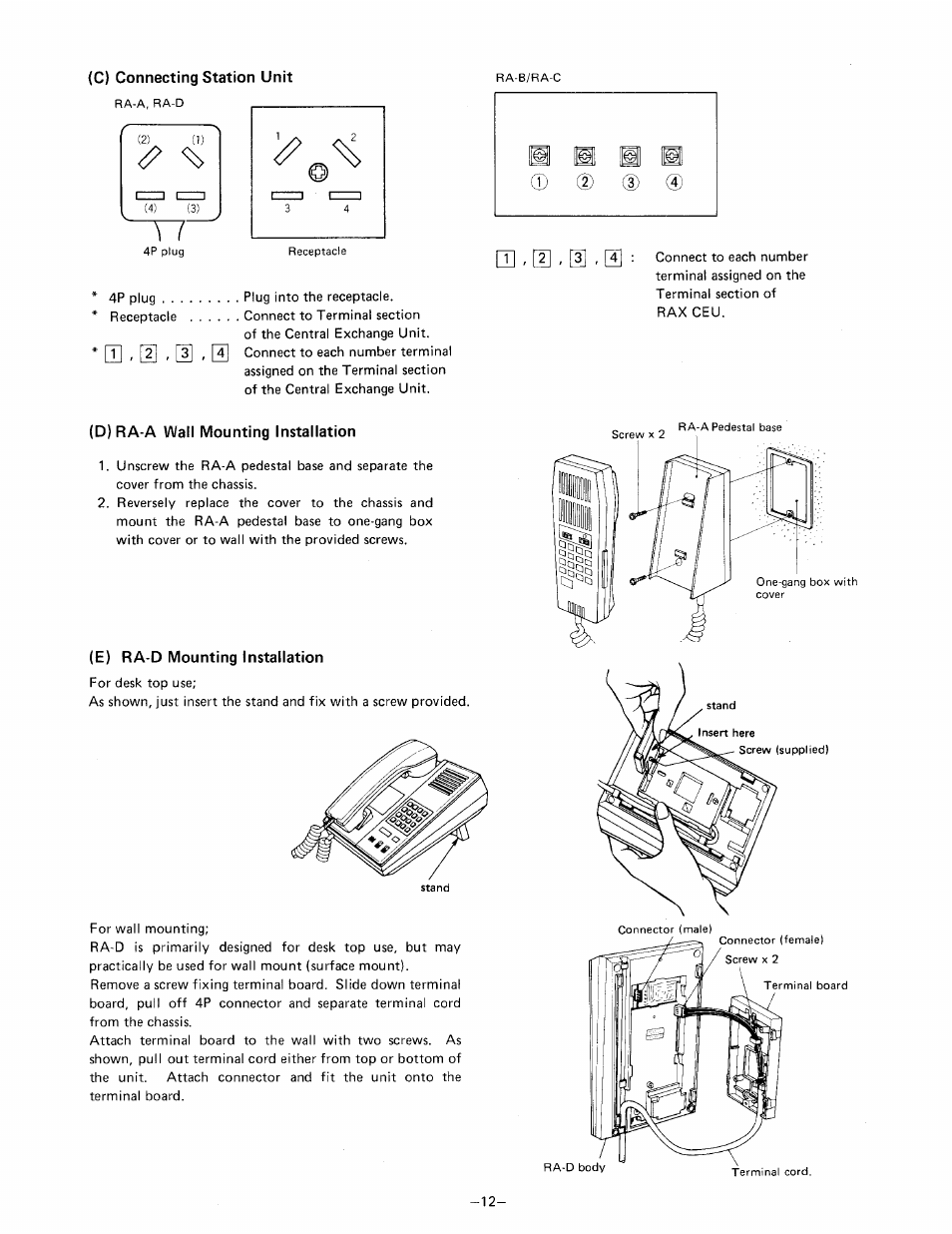 Aiphone RAX R24/A User Manual | Page 14 / 29