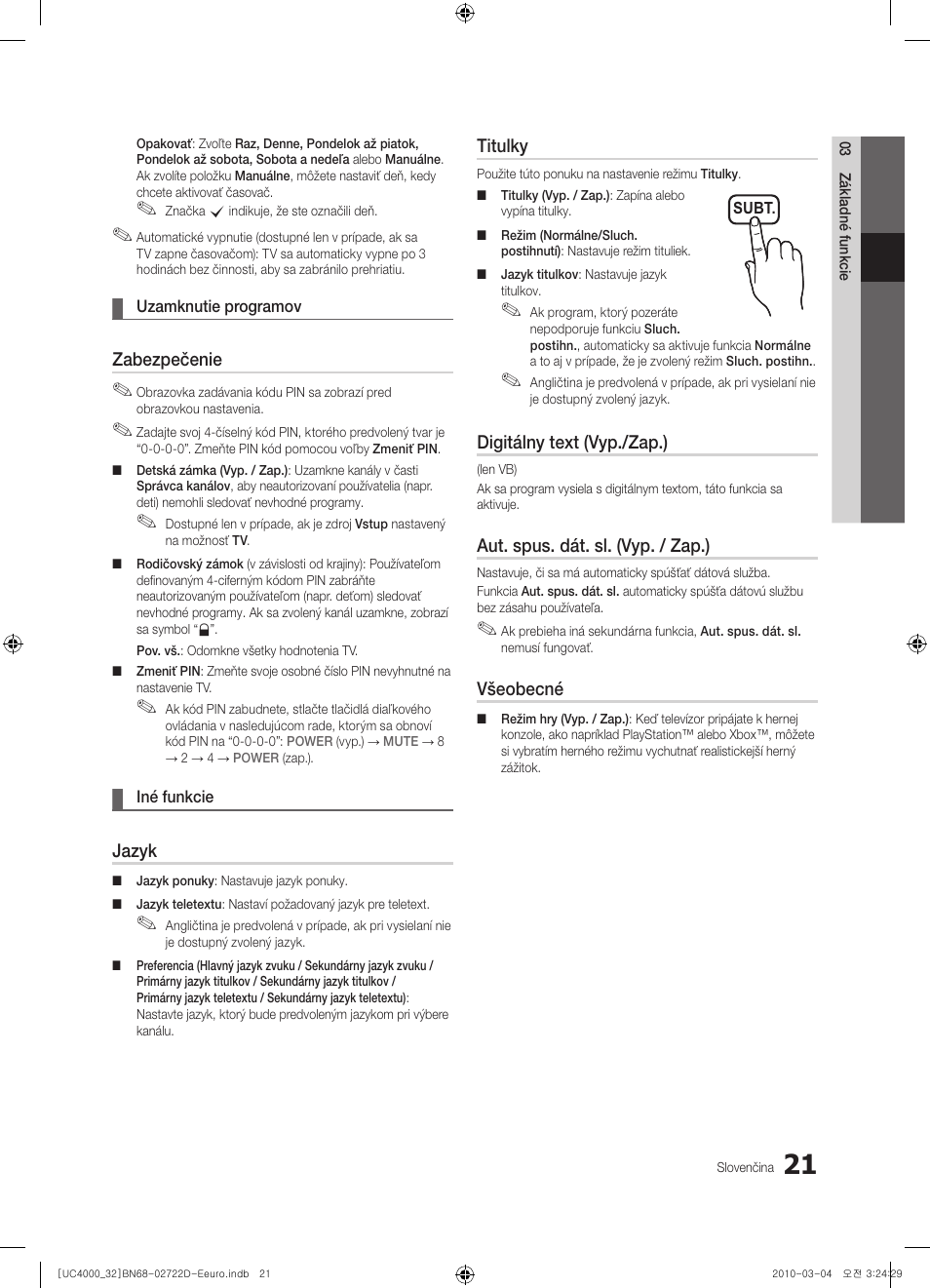Samsung UE32C4000PW User Manual | Page 329 / 441