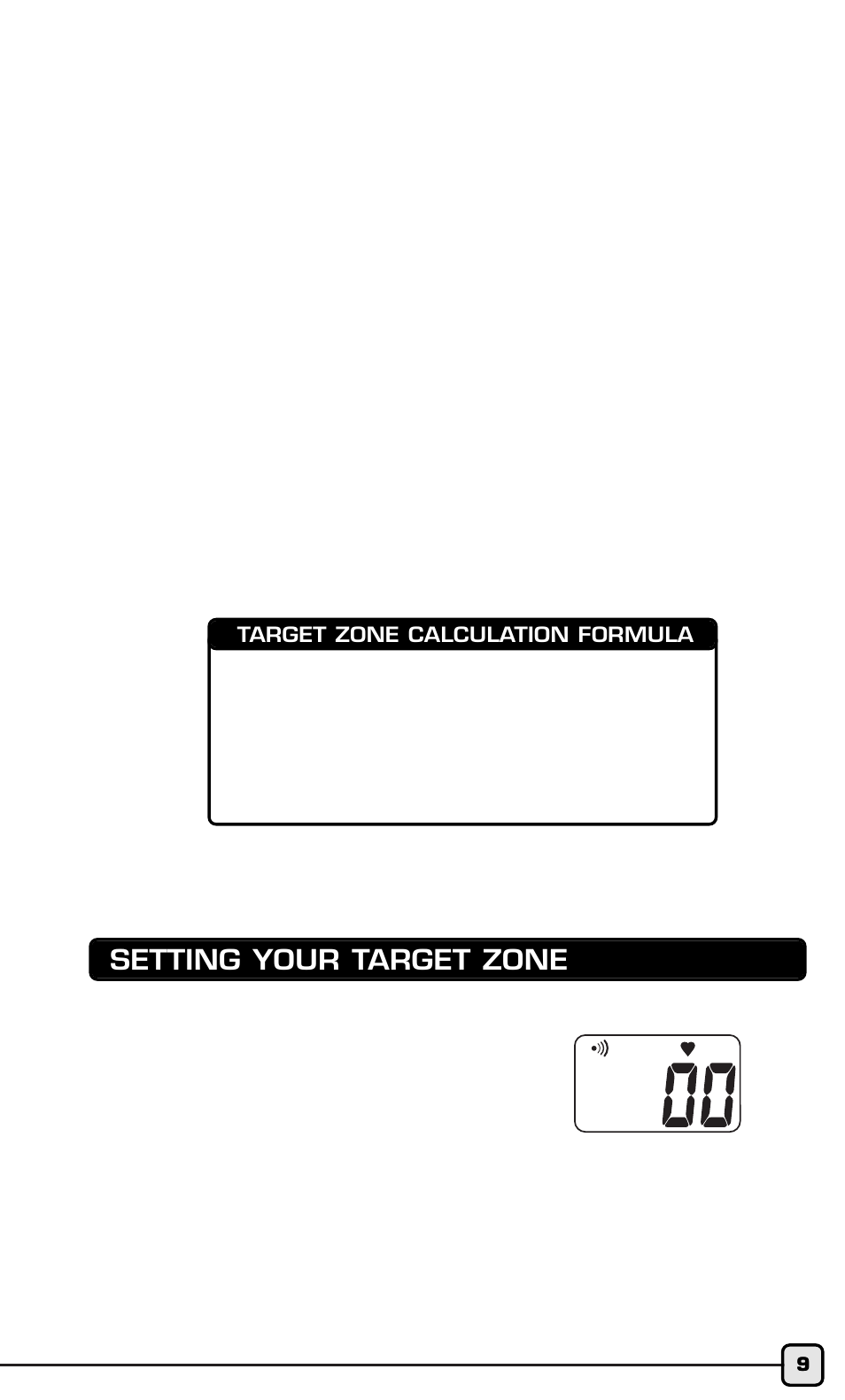 Setting your target zone | Acumen HR409 User Manual | Page 7 / 16