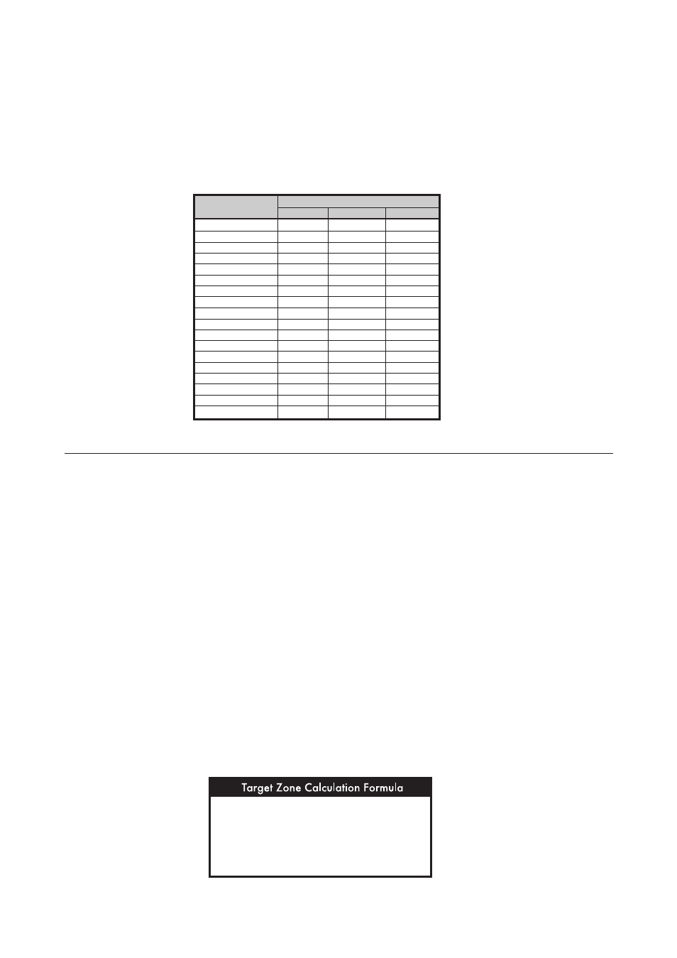 D etermining your target zone | Acumen Ba six Plus Heart Rate Monitor User Manual | Page 8 / 15