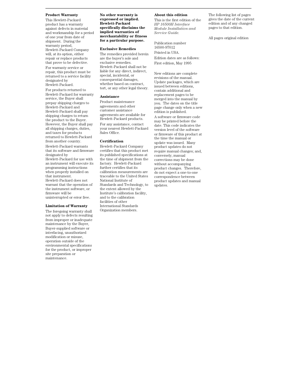Agilent Technologies HP 16500 User Manual | Page 37 / 38