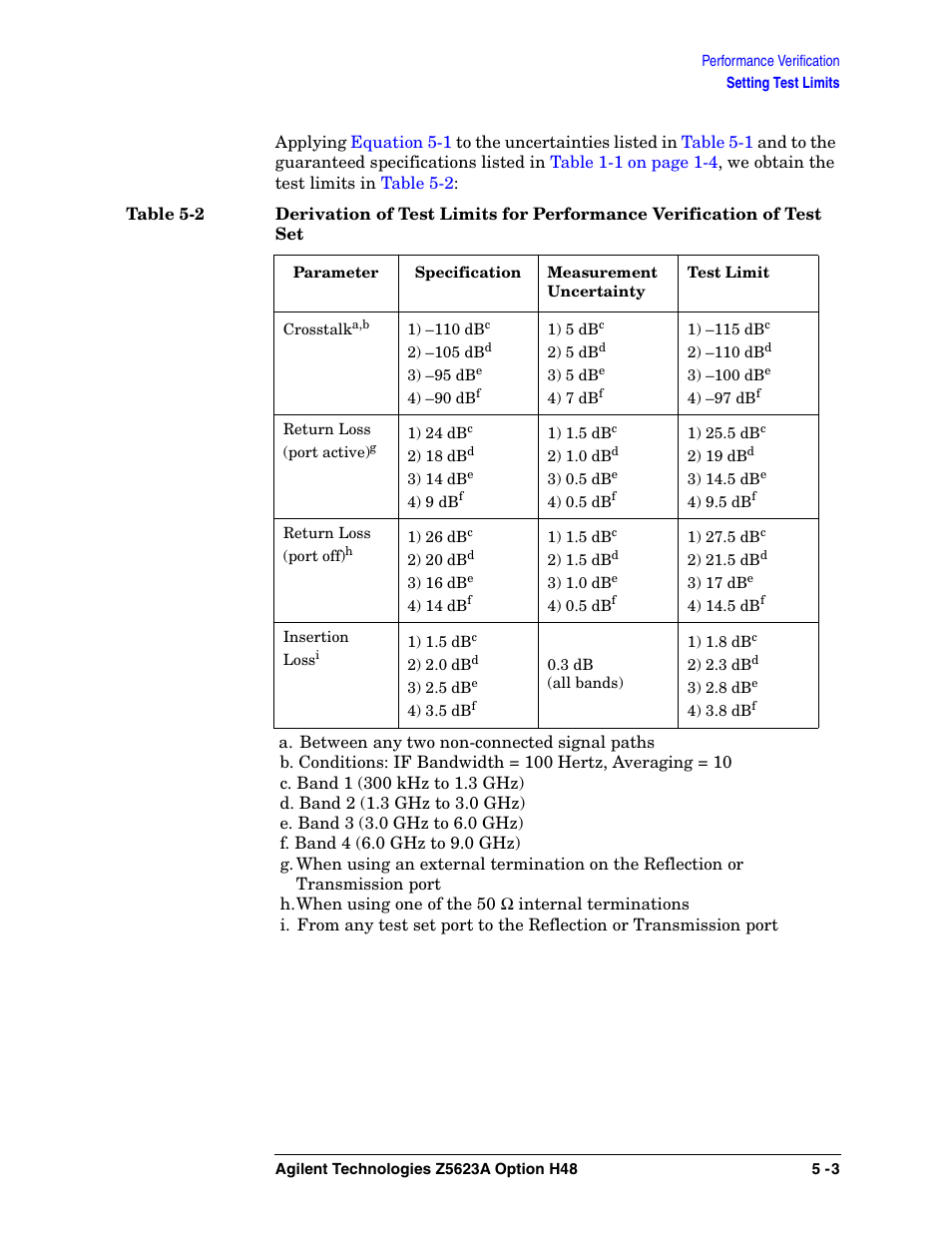 Agilent Technologies Option H48 Multiport Test Set Z5623A User Manual | Page 71 / 138