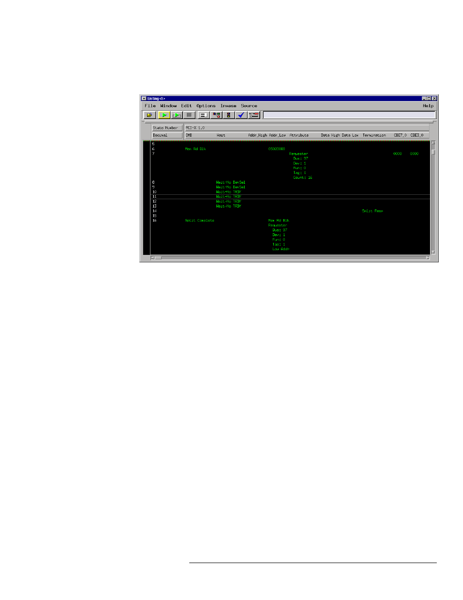 State listing, Display | Agilent Technologies FS2010 User Manual | Page 23 / 36