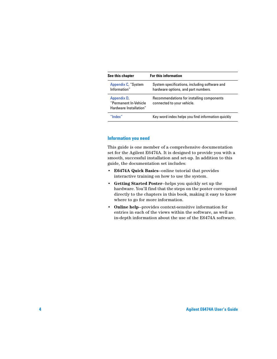 Agilent Technologies Agilent E6474A User Manual | Page 4 / 184