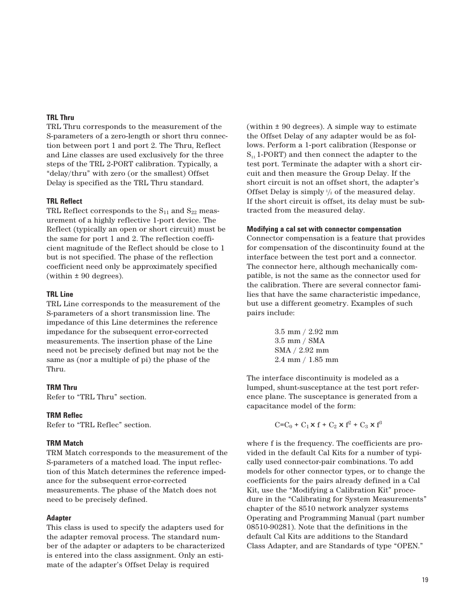 Agilent Technologies 8510 User Manual | Page 19 / 32