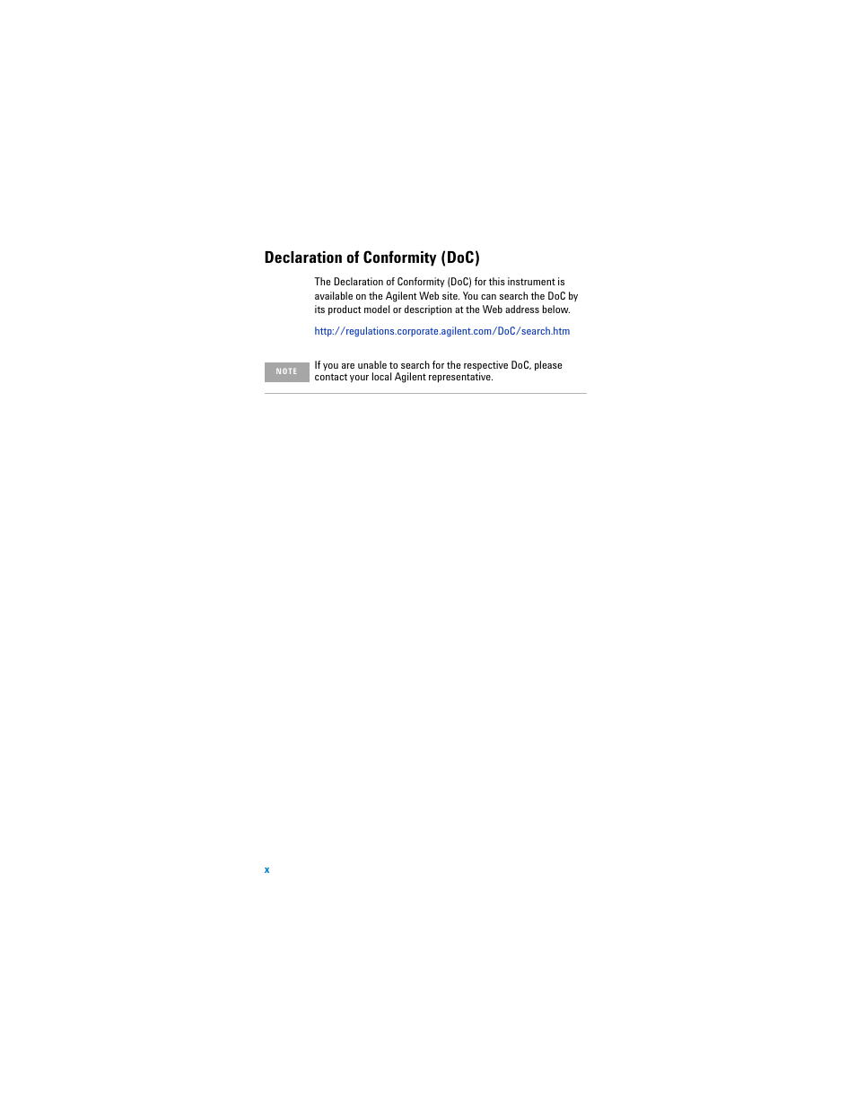 Declaration of conformity (doc) | Agilent Technologies Agilent 82350B User Manual | Page 10 / 51