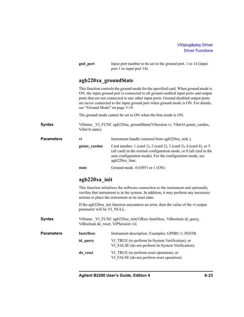 Agb220xa_groundstate, Agb220xa_init, Om agb220xa_init | Agilent Technologies Agilent B2201A User Manual | Page 209 / 230