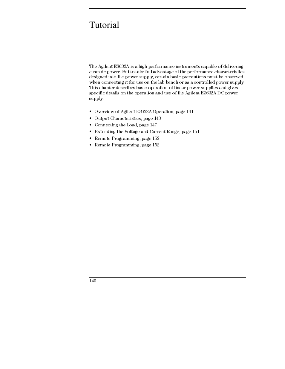 Tutorial | Agilent Technologies E3632A User Manual | Page 143 / 172