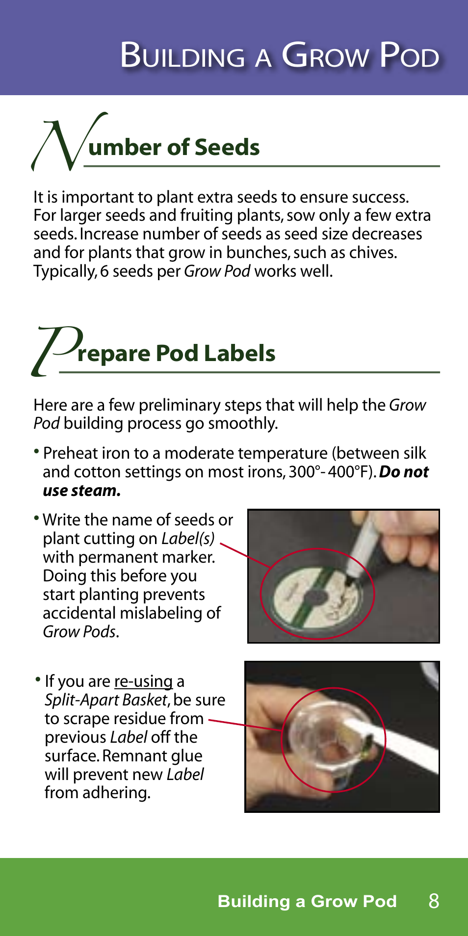 Uilding | AeroGarden 7-Pod User Manual | Page 9 / 32