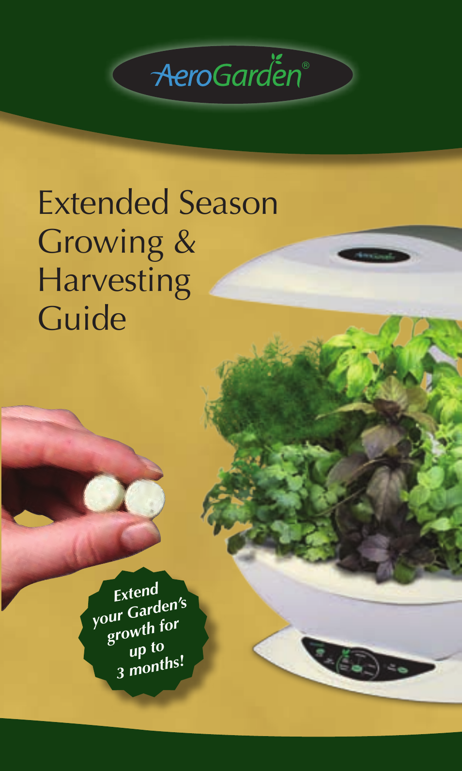 AeroGarden Extended Season User Manual | 8 pages