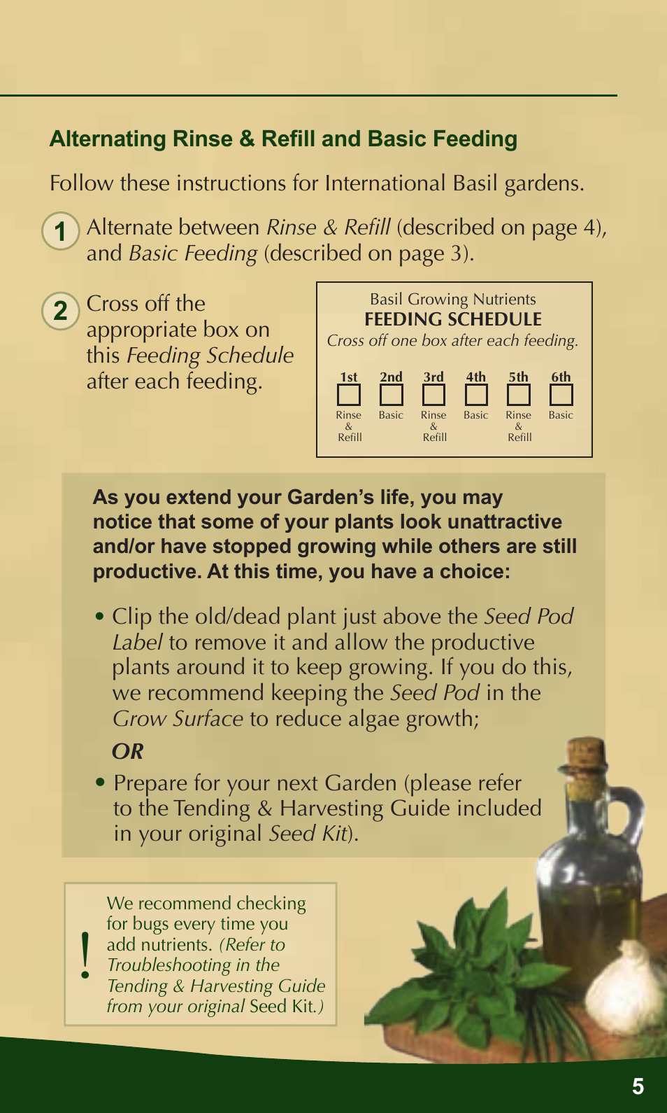 AeroGarden Extended Season User Manual | Page 5 / 8